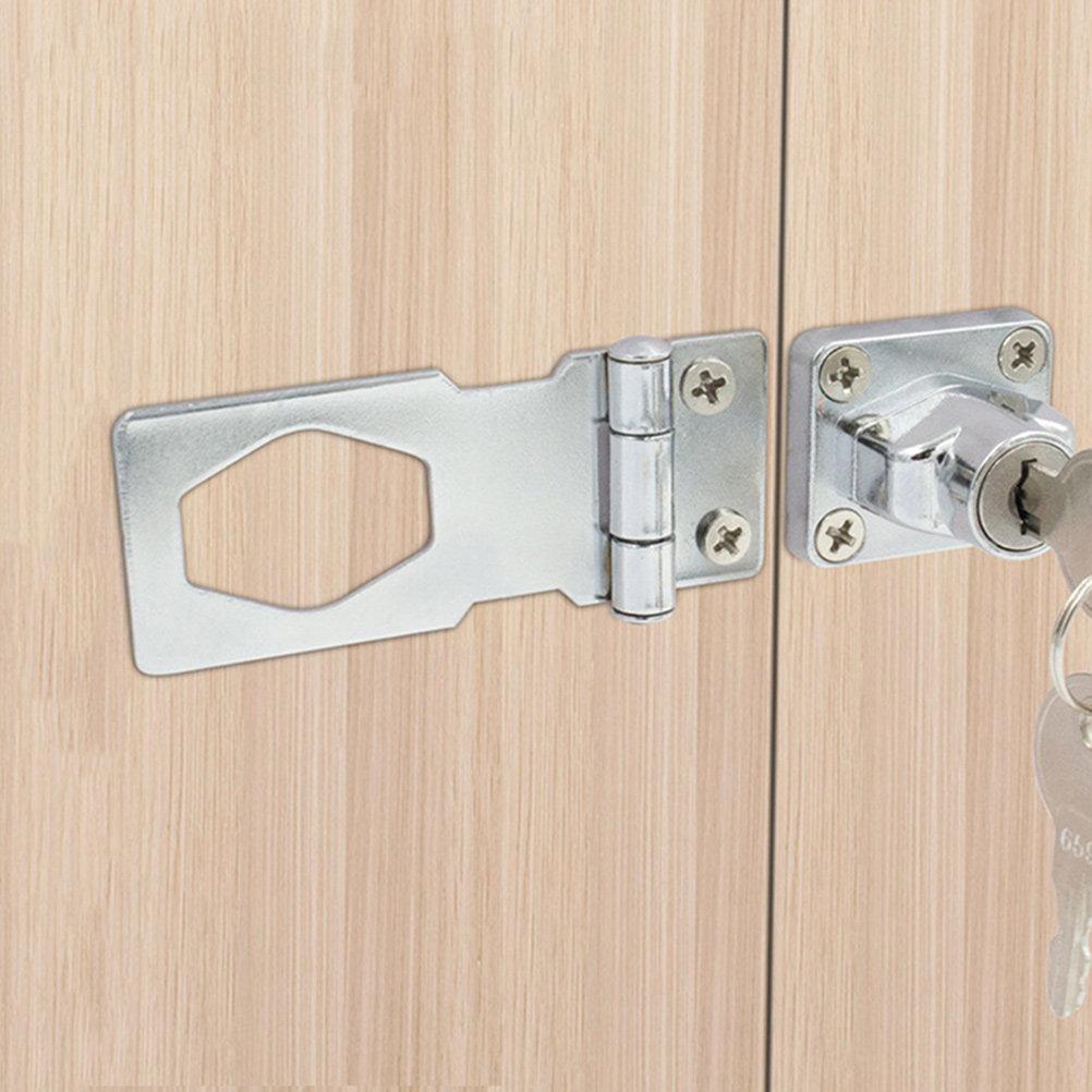2Pcs Metal Drawer Locks Cabinet Safety Lock Household File Cabinet Display Case Showcase Lock for Security Glass Door Locks