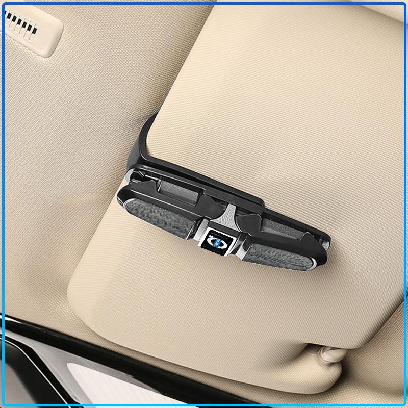 Auto Logo Car Sun Visor Glasses Box Universal Sunglasses Clip Card Ticket For Volvo Xc90 S60 S80 Xc60 Xc70 Xc90 Fh V50 S40 C30