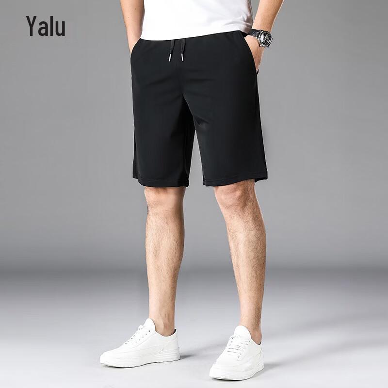 

Men s Ice Silk Stretch Loose Casual Shorts M