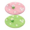 Cartoon Flower Car Coaster Heat-Resistant Washable Cup Mat for Vehicle Interior Cute Dashboard Decor for Cup Holders School Office Desk