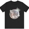 Retro Disco Ball T-Shirt - Mirrorball Shirt Trendy Graphic Tee