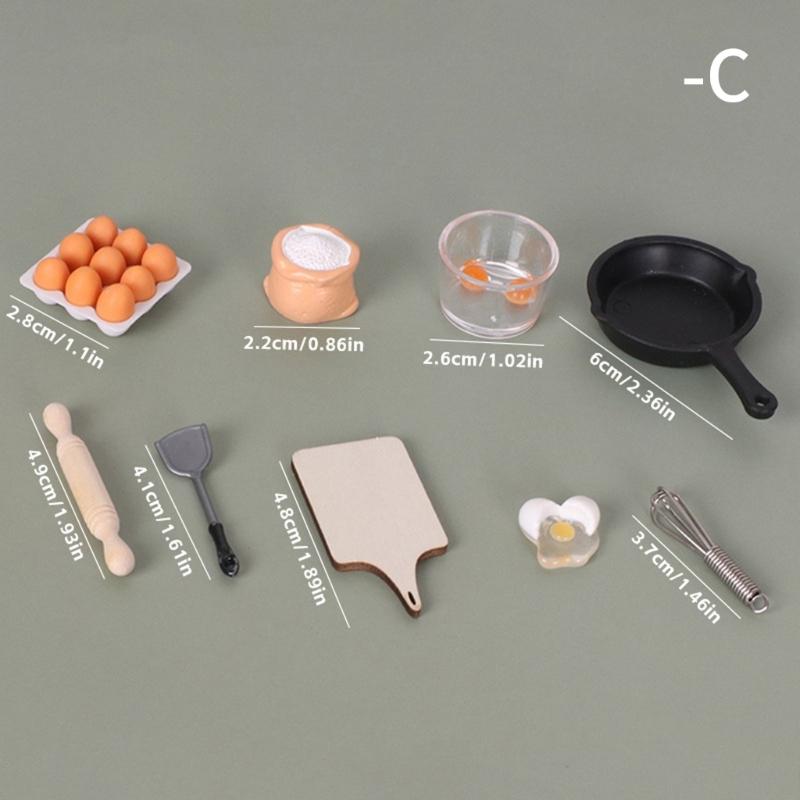 Handcrafted Miniature Bakery Counter With Wood Resin Plastic For Dollhouses Accessories Realistic Cooking Station Photography Prop