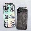 Phone Case for Apple iPhone 17 Pro Max 14 12 15 Pro 7 8 11 17e XR XS MAX 13 Air 16 Funda Phone Cover Cartoon Cute Panda