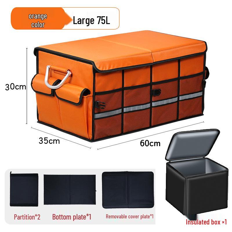 Foldable Car Trunk Organizer Box for Outdoor Use