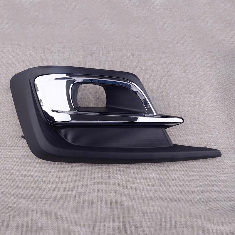 1 Pair Front Bumper Fog Lamp Covers Grills Bezels 57731AL69A 57731AL68A Fit For Subaru Legacy 2018  Black Plastic