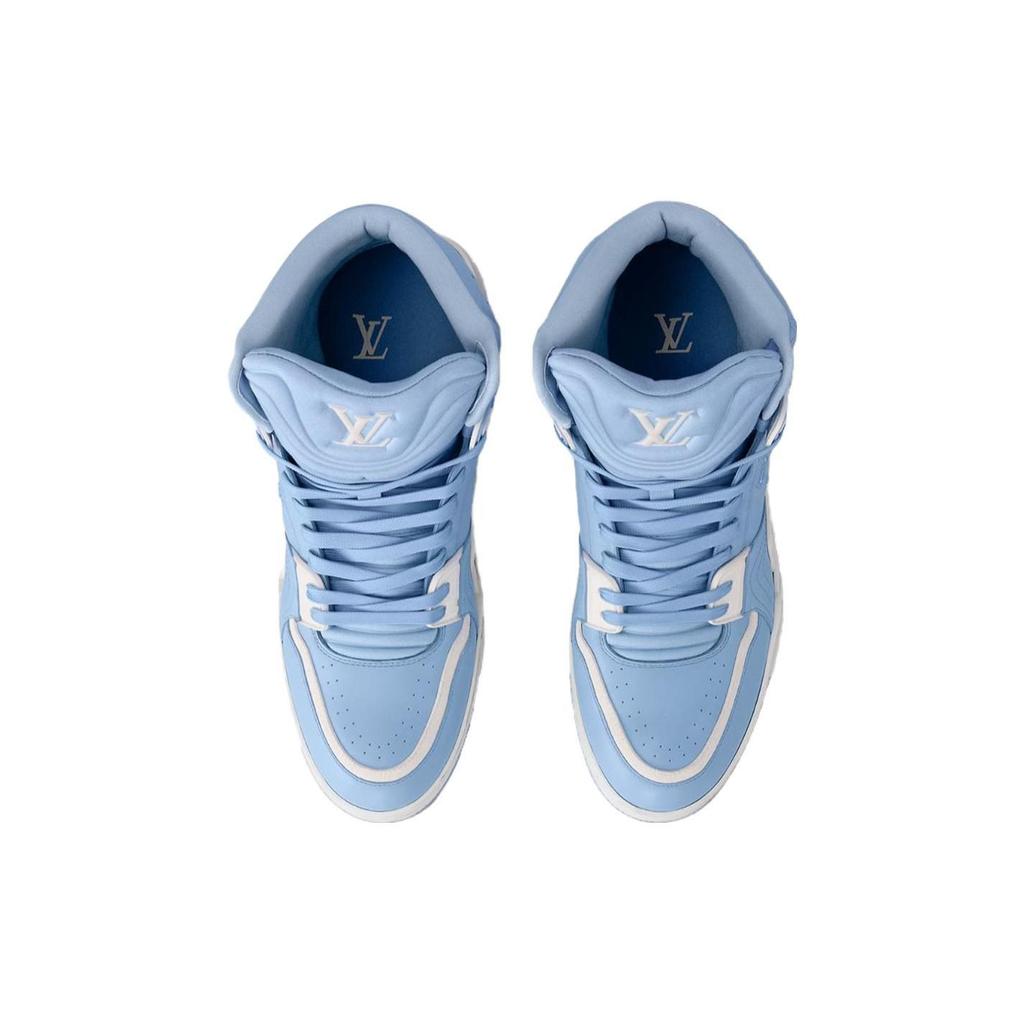 Louis Vuitton Lv Trainer Sneaker Boots 'Blue' 1ABLST