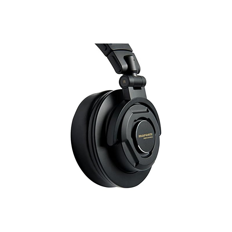 Marantz MPH-2 Pro Closed-Back Wired Over-Ear Monitor Headphones with 50mm Drivers, Foldable for Musical Instrument Practice, Streaming, Gaming, and