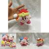 Kirby Pearl Chef Plush Toy Keychain With Dot Cap For Kids And Collectors