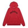 Felpa Sp5der Oversize Spessa in Pile con Stampa a Foglia Ragnatela Design Uomo Inverno Casual