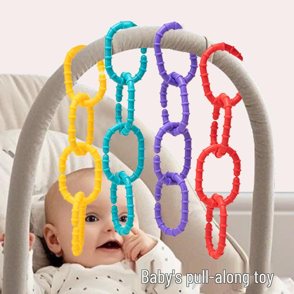 Rainbow Ring Teething Toy for Babies 0-3 Years | Educational Infant Development Aid