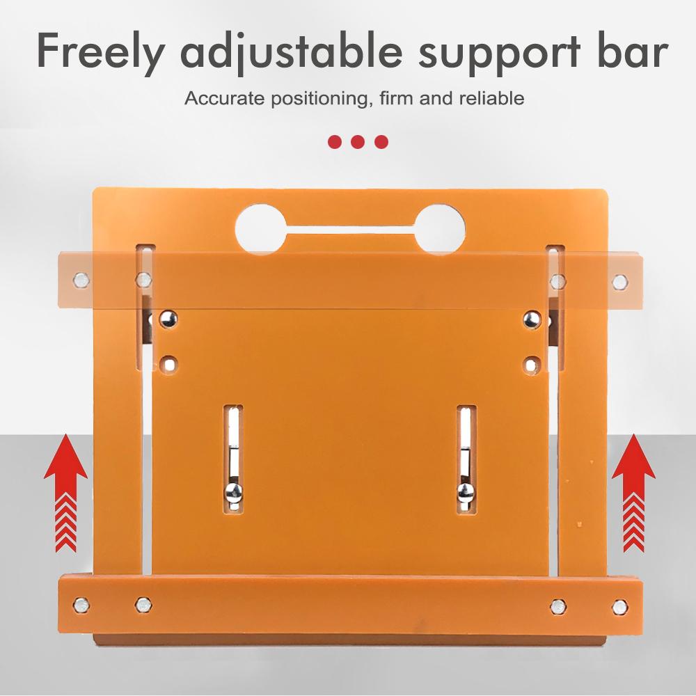 Adjustable Woodworking Cutting Machine Base Plate Trimming Machine Accessories Cutting Machine Guide Plate of Workbench