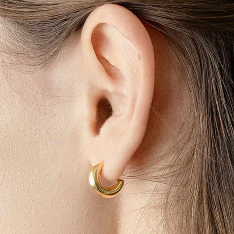 

HAS HDM023 Classic small hoop earrings GOLD