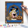 Disney Aurora Princess Witch Pumpkin Oil Paint Hand Painting Art Kit. Home Decor Gift