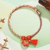 Dragon Boat Festival Ethnic Five-Colored Bracelet with Song Brocade Gourd Coin Purse & Zongzi-Inspired Hand Jewelry Gift.