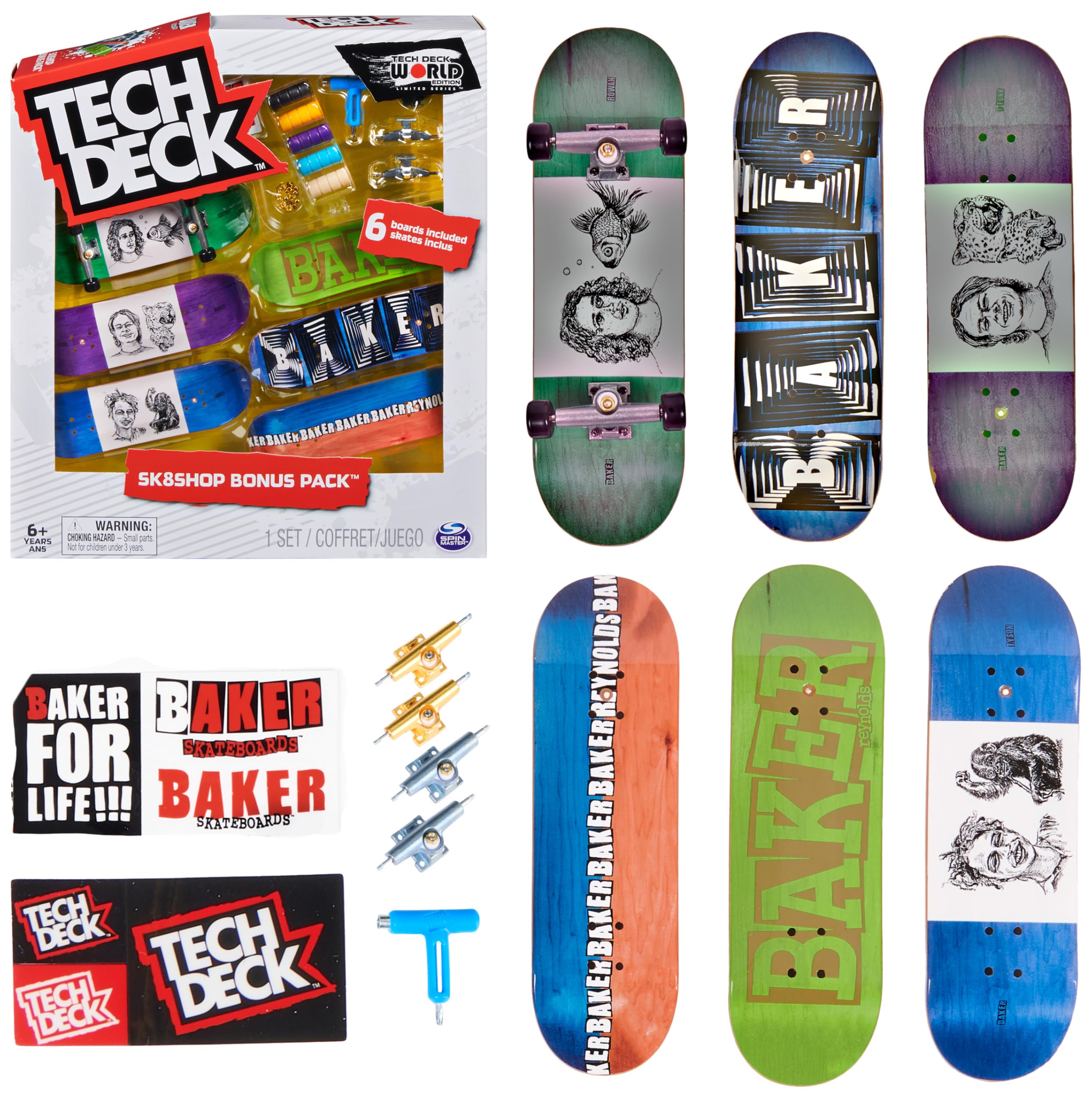 

Бонусный набор Tech Deck Sk8shop - (стили различаются)