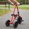 Dreirad Schiebestange Metall Klemme Griff Gebogener Kinderwagen für Eltern, Kinder Schwarz