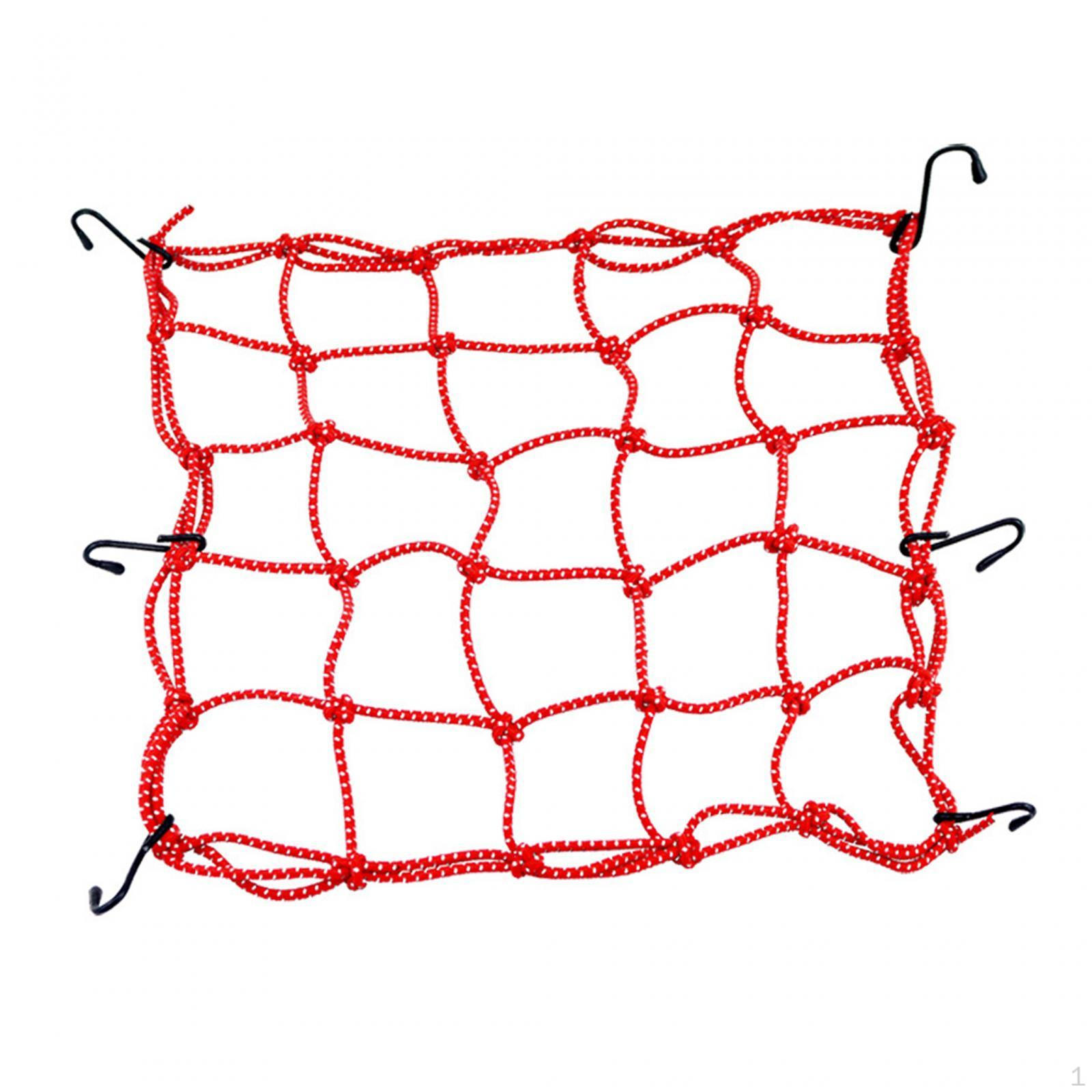 

Сетка для багажа для шлемов 40 см x 40 см, утолщенная сетка, грузовая сетка для мотоциклов красный