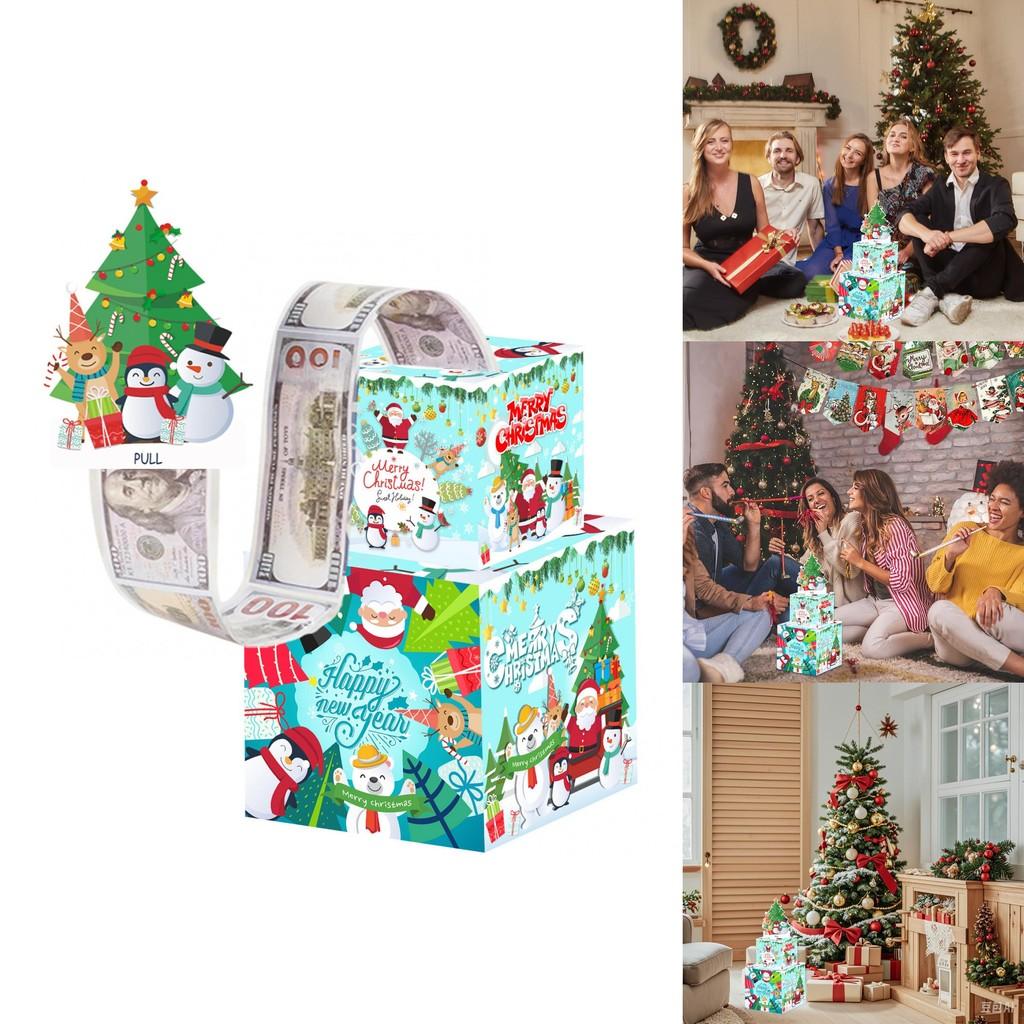 Christmas Gift Box With Cardboard Material For Holiday Party Decor And Surprises