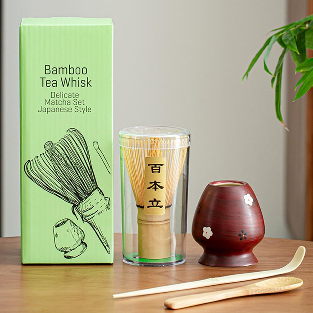 

Набор из 4 бамбуковых керамических венчиков для матча, пищевой, венчик для зеленого чая, японский часен для взбивания 9