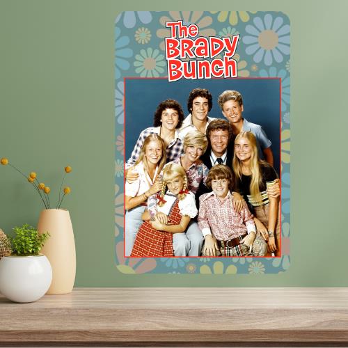 Классическое телешоу «Семейка Брэди» Металлическая плакат-вывеска 20x30cm（7.8x11.8inch）