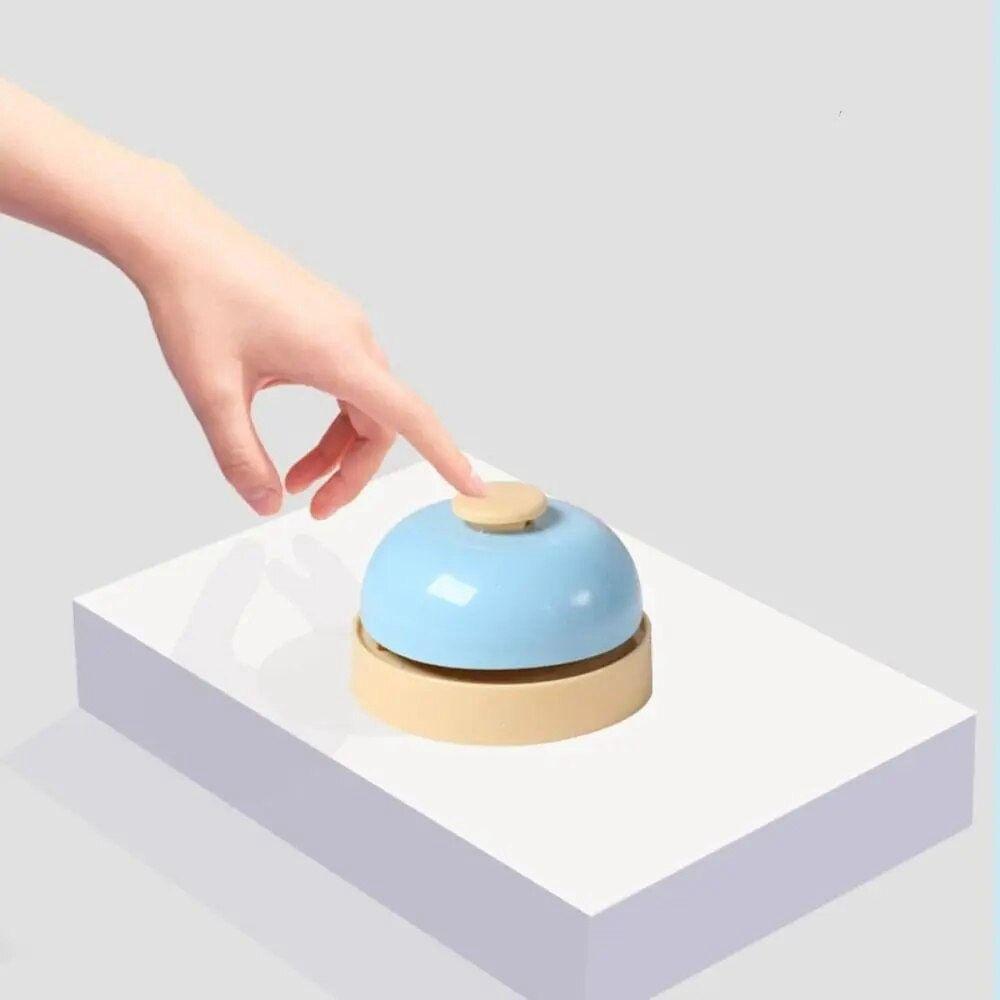 Pink/Blue/Orange Bar Counter Ringing Iron Dining Reception Bell Guests Restaurant Order Bell  Cat
