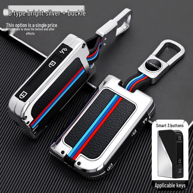 Lynk & Co Key Case: Creative, Durable Metal Shell for 01, 05, & 06 Models 2021