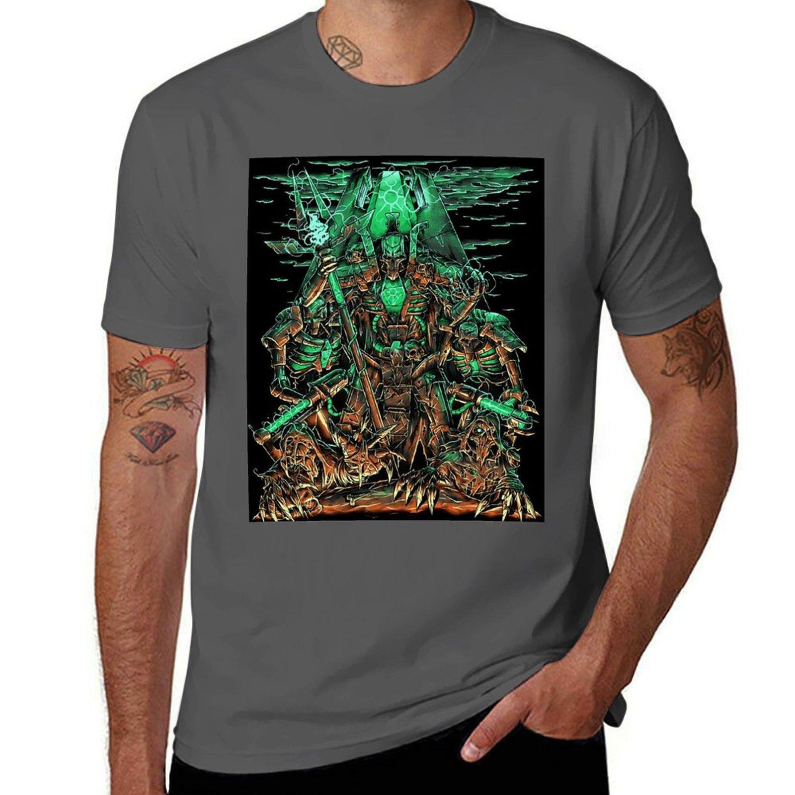 

Rattly Bones Metal Cover TShirt Comfortable Workout Short Sleeve Shirt 4XL