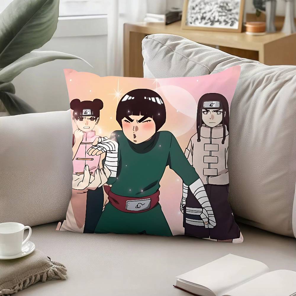 Naruto Pillow Case Sofa And Living Room Decorative Cushion Covers Dustproof And Miteproof Invisible Zipper