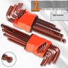 9-Piece High Hardness Hex Key & Screwdriver Set with Extended Hex Wrenches