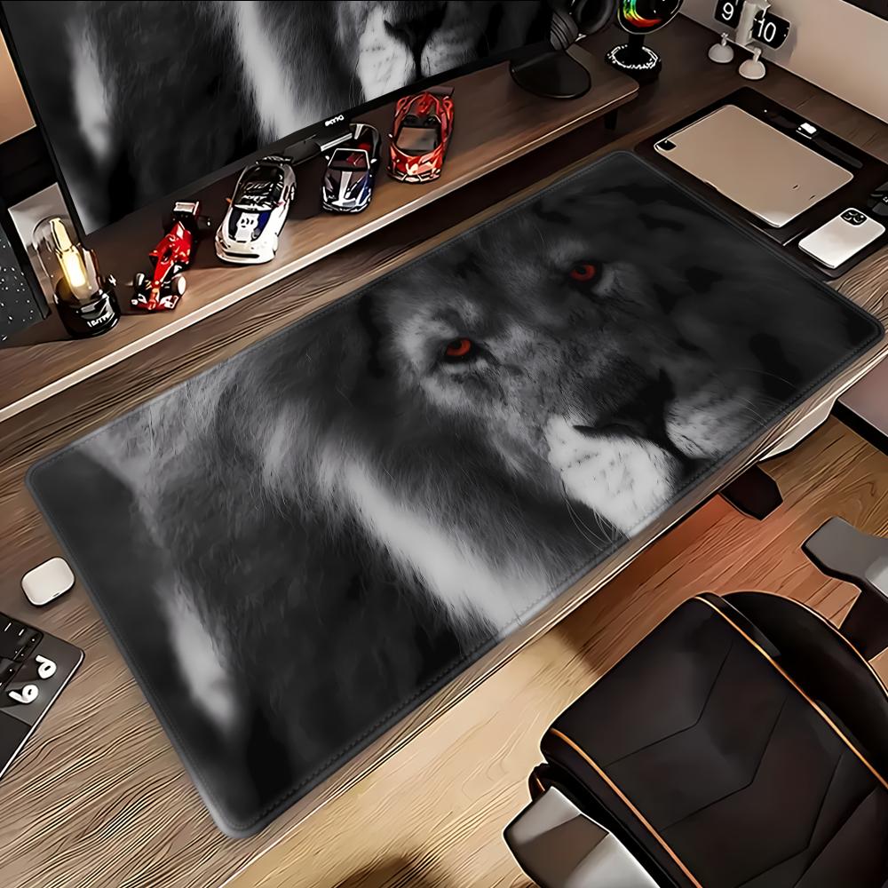 Animals Lion Tiger Horse Mouse Pad Gaming XL Home HYBXAXC XXL Keyboard Pad Natural Rubber Soft PC Table Mat Desktop Mouse Pad