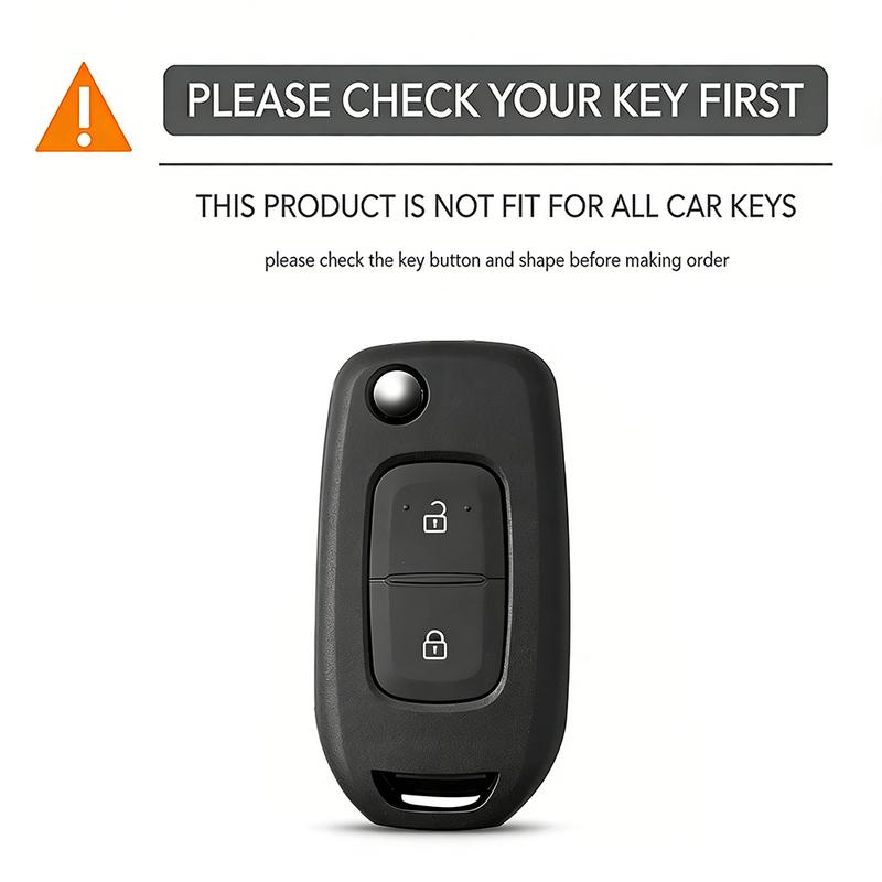 Silicone Key Holder Keychain For Renault Logan 2 Stepway Sandero Duster Car Key Cover Case Protection Shell