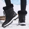 TUINANLE Warm Winter Plush Boots Women Snow Boots Comfortable and Casual Ladies Cotton Shoes