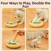 Multifunctional Electric Cat Toy Self Rotating Self Rotating Teaser Cat Feather Teaser Reusable Sturdy Design Kitten Playing Toy
