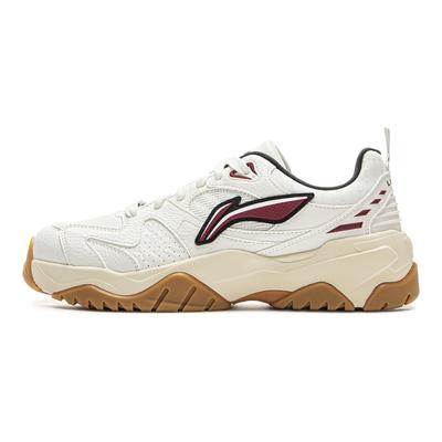 Li Ning Tian Ji 3 CNY Shishi Ruyi Slang Jaar Beperkte Klassieke Mode Sneakers Heren Sneakers Wit Rood AGCV085-5