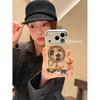 Fun Ins Cartoon Dog Bear Rotating Bracket for Apple 17promax Mobile Phone Case Iphone16pro