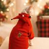 2026 Sphinx hairless cat German cat clothes Christmas New Year atmosphere fleece hoodie dog kitten coat