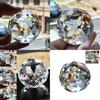 Stunning Clear Cut Crystal Sphere 50mm Faceted Gazing Ball Prisms For Decorative Suncatcher