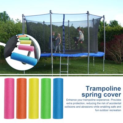10Pcs Trampoline Spring Cover Waterproof UV Resistant EVA Outdoor Courtyard Trampoline Spring Foam