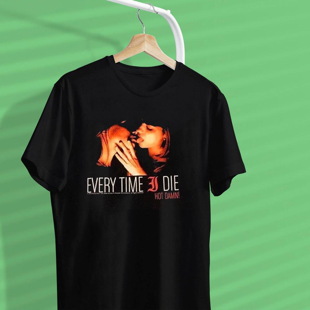 Футболка с логотипом группы Every Time I Die Базовый размер S-5XL унисекс мужская KN369 Унисекс футболка S