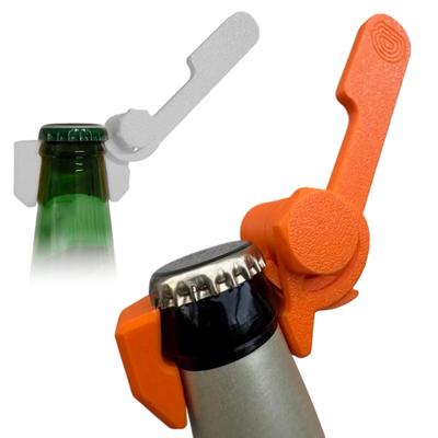 Bottle Opener with Lever Design Portable Beer Cap Remover for Glass Bottles Lightweight Essential Kitchen Tool for Outdoor Camping Party