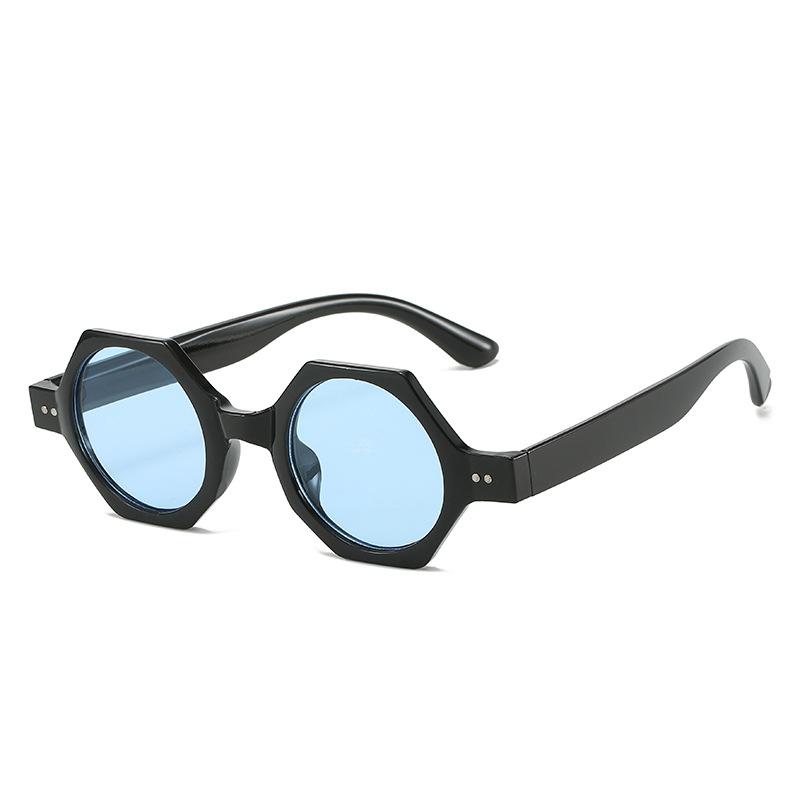 Autumn New Polygonal Sunglasses Personalized Geometric Glasses European And American Fashion Colorful Women'S Sunglasses