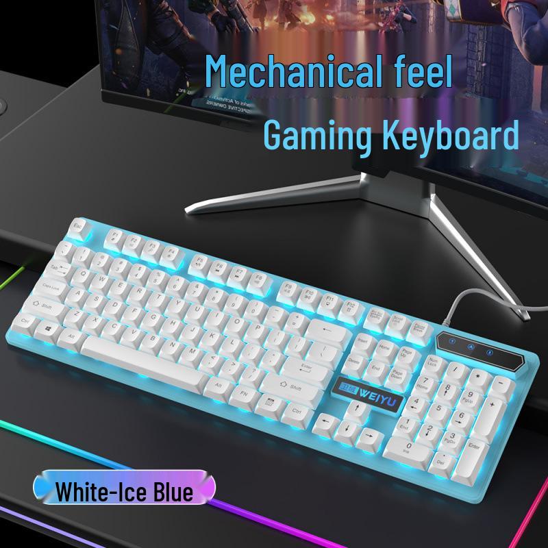 GX30A Luminous Mechanical-Feel Keyboard & Mouse Set for E-sports