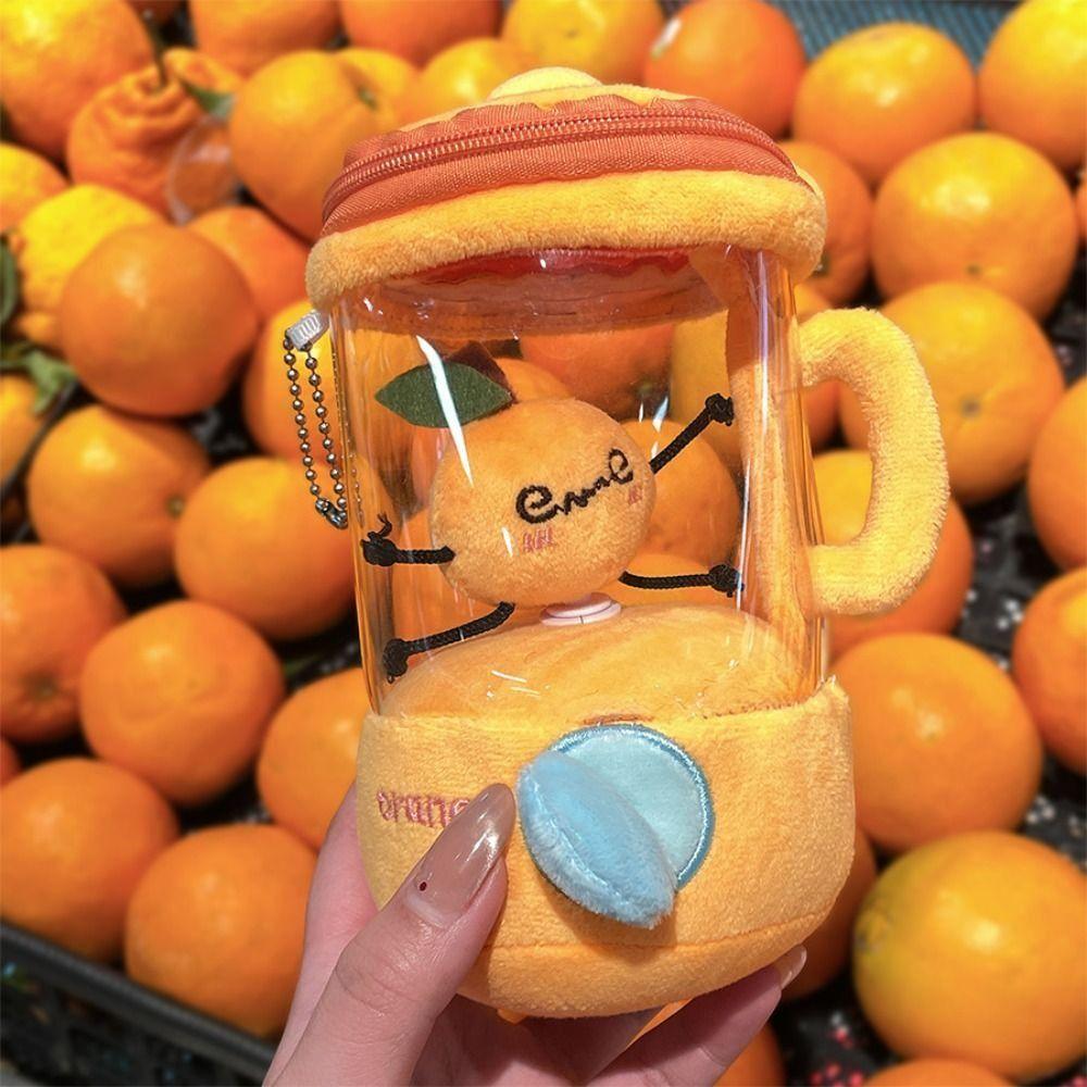 Cartoon Stuffed Fruit Doll Watermelon/Orange/Banana Plush Juicer Doll  Boys Girls