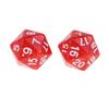 RPG Dice Acrylic D20 Polyhedral Game Board Dice Set for Tabletop Role Playing Board Games