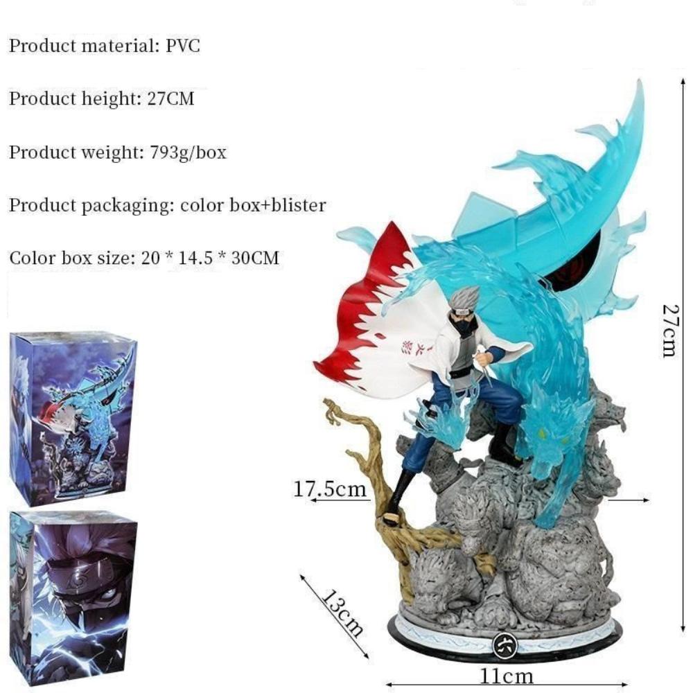 27CM Height Naruto Figure of the Sixth Hokage, Hatake Kakashi, Model Toy/Ornament, Perfect As a Gift