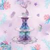 Cake Display Stand Farm Animals Mermaid Birthday Party Decor Kids Dessert Holder Cake Tray Unicorn Baby Shower Cupcake Support