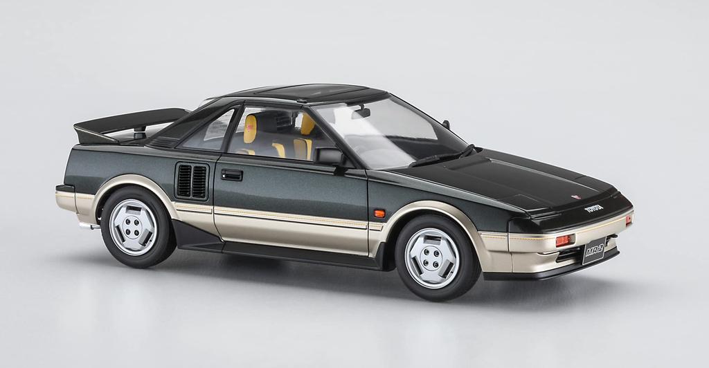 Hasegawa Toyota MR2 Early Model Plastic Model Kit HC51 1/24 (AW11) G-Limited (Moonroof)