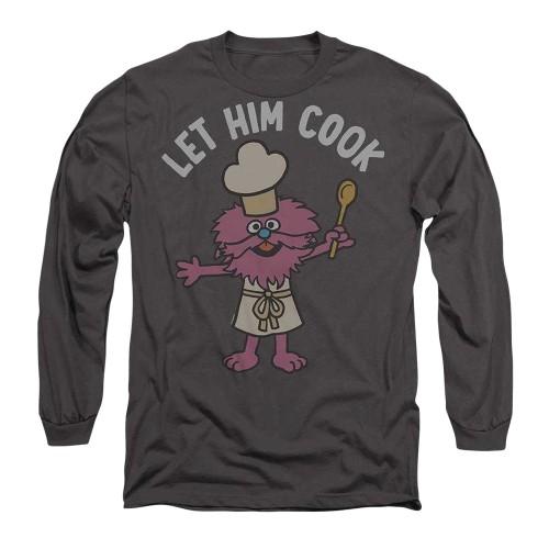 Sesame Street Unisex Adult Let Him Cook Long-Sleeved T-Shirt