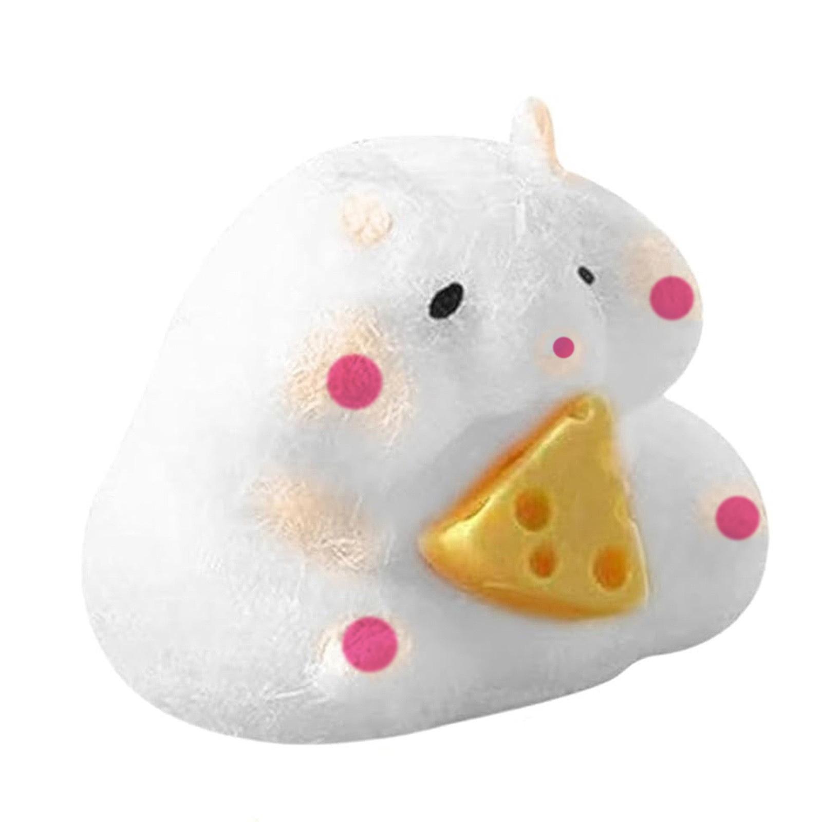 Hamster Squeezing Fun Pig Cheese Soft Sticky Bag Mud Feeling Squeezing Slow Decompression Toy One Size