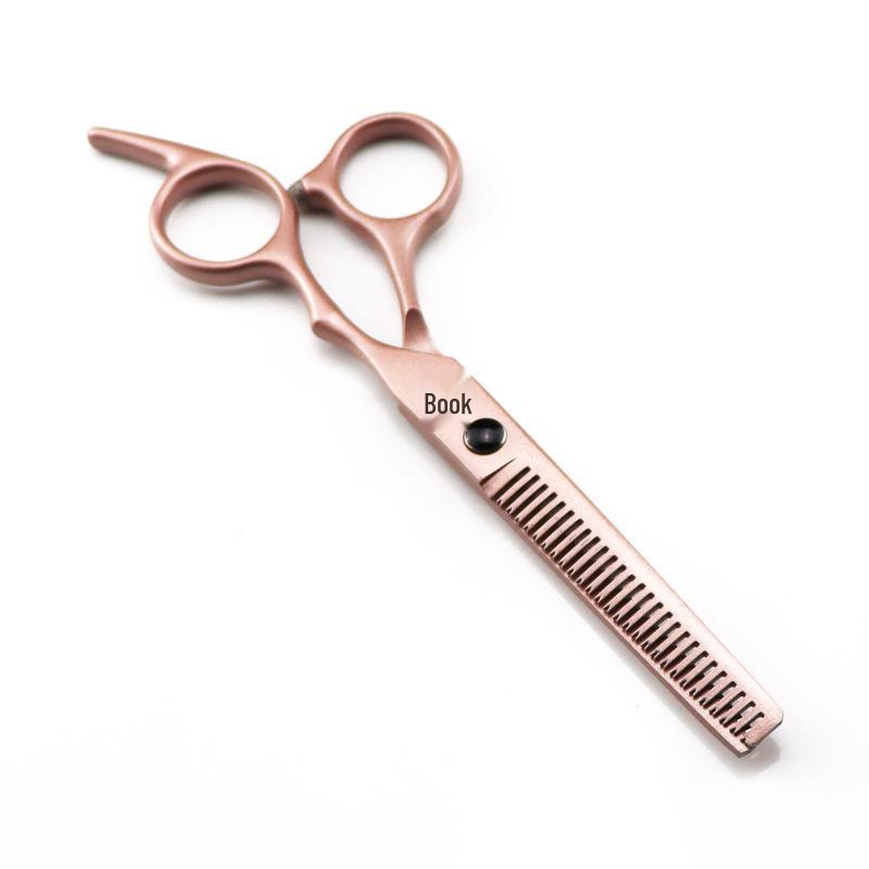 6.0-Inch Painted God Walker Hairdressing Scissors Set: Slanted Tail, Straight, Serrated, Thinning Scissors - 7-Piece Set